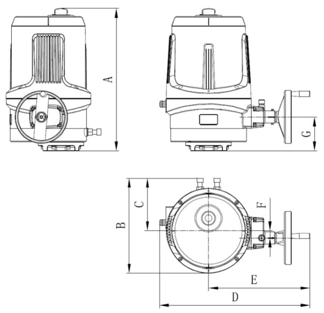 Исполнительный механизм (для тоннельных клапанов)